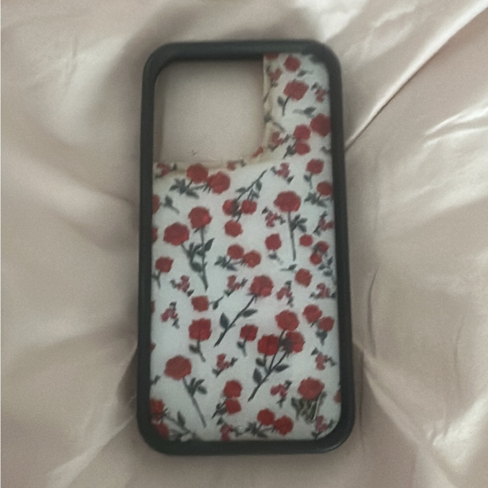 Wildflower phone case in Red Roses